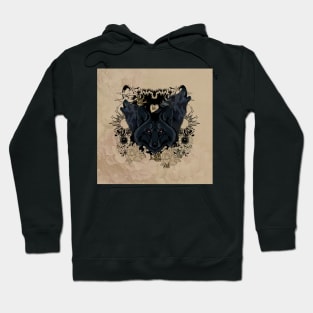 Awesome dark wolves with birds Hoodie